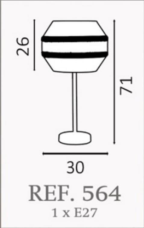Lámpara de mesa moderna UFO Personalizable - Imagen 3