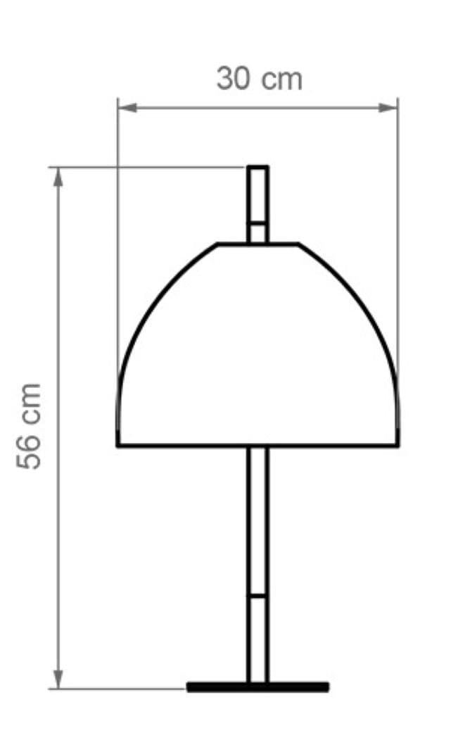 Lámpara de mesa rústico moderno AMÁ S - Imagen 3