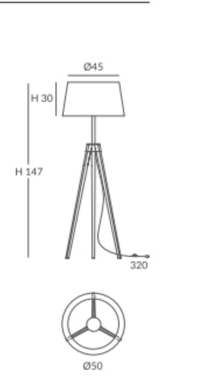 Lámpara de pie moderna DRUM 06 - Imagen 2