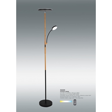 Lámpara de pie moderna OASIS MADERA - Imagen 2