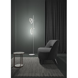 Lámpara de pie moderna ULAOP PT Negro/Oro - Imagen 1