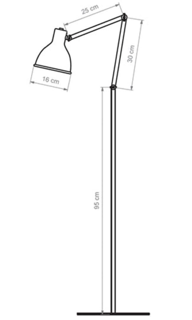 Lámpara de pie rústico - moderno OXFORD - Imagen 3