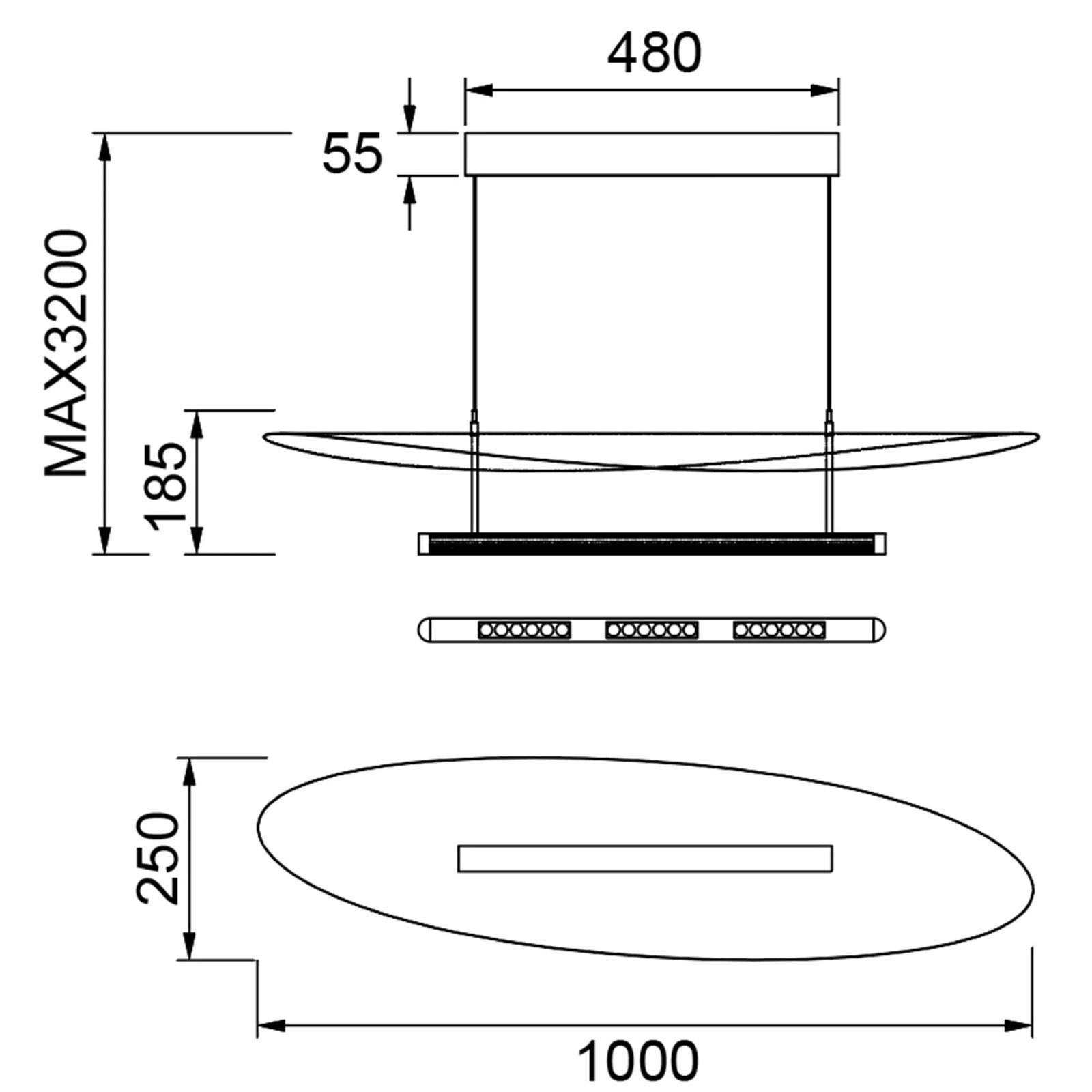 Lámpara de techo moderna ABISAL 100 - Imagen 3