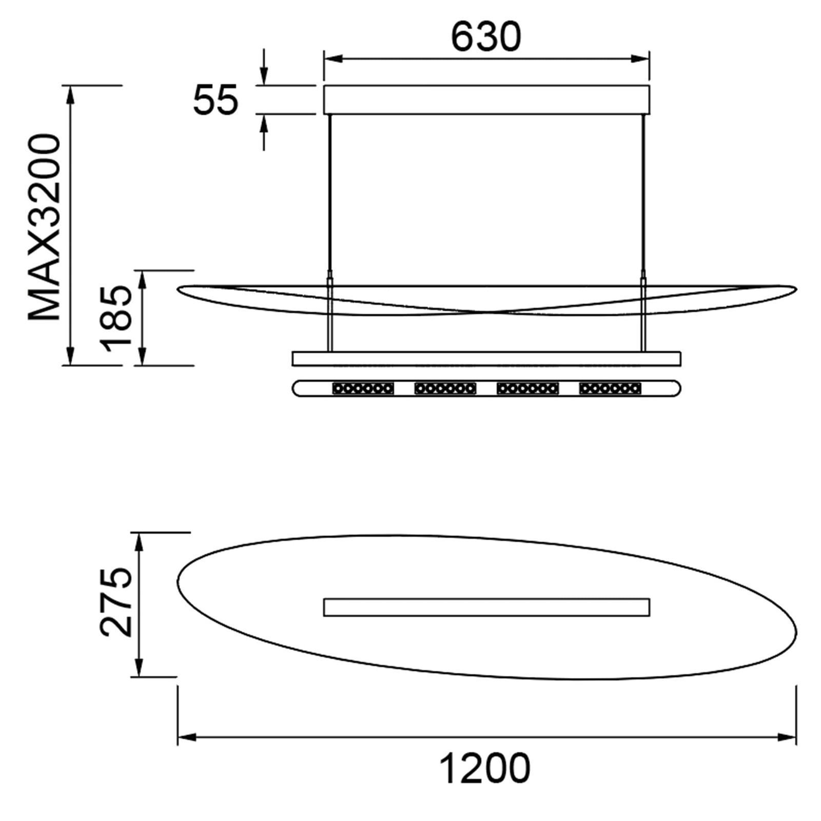 Lámpara de techo moderna ABISAL 120 - Imagen 3