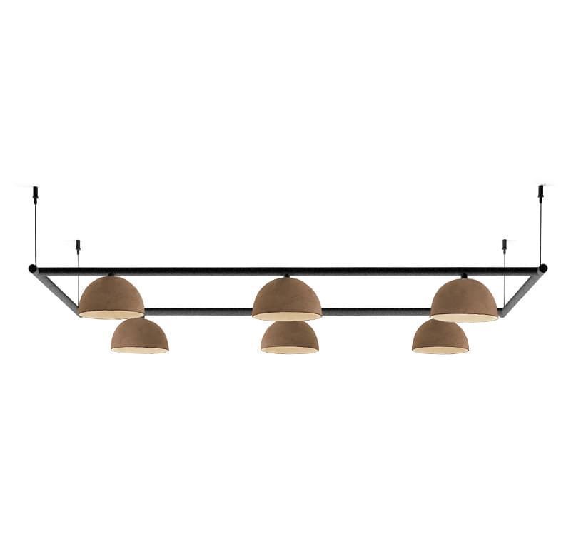 Lámpara de techo moderna ABSIS C lineal Rectangular - Imagen 1
