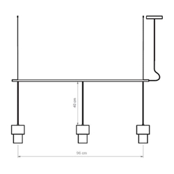 Lámpara de techo moderna KAN C lineal 3 - Imagen 2