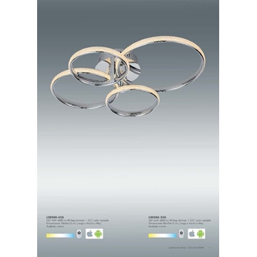 Lámpara de techo moderna RINGS L55A - Imagen 2