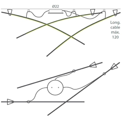 Lámpara de techo moderna RITA 3 - Imagen 2