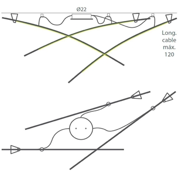Lámpara de techo moderna RITA 3 - Imagen 2