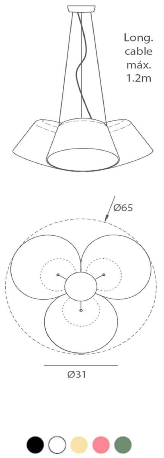 Lámpara de techo moderna SENTO 65 - Imagen 5