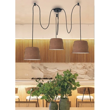 Lámpara de techo moderna SILOS 80 3 luces - Imagen 1