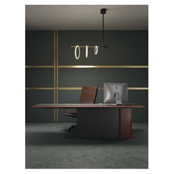 Lámpara de techo moderna ULAOP SM01 Blanco/Oro - Imagen 1