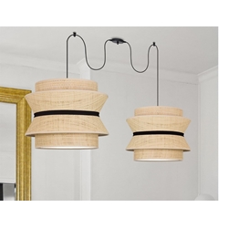 Lámpara de techo moderno DIABOLO 2 luces Personalizable - Imagen 1