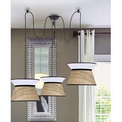 Lámpara de techo moderno DRAC 3 luces Personalizable - Imagen 1