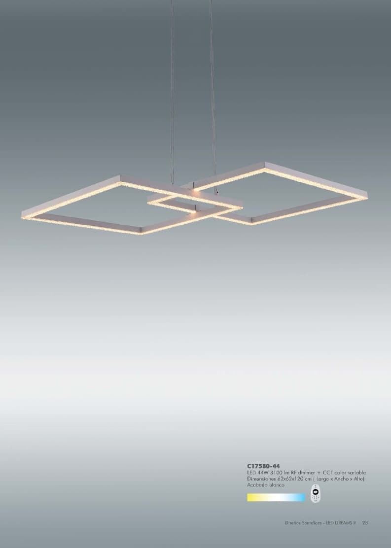 Lámpara de techo moderno GLITTER C44 - Imagen 1