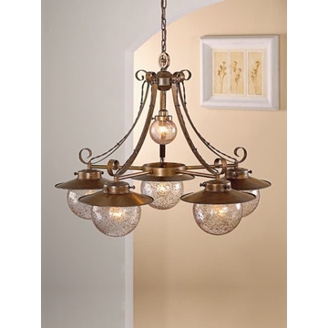 Lámpara de techo rústica ARANHA 5 - Imagen 1