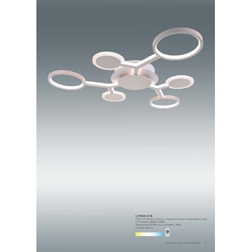 Plafón de techo moderno ATOM L51B - Imagen 2