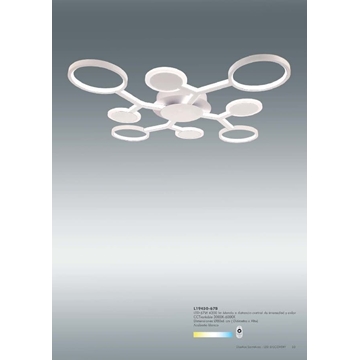 Plafón de techo moderno ATOM L67B - Imagen 2