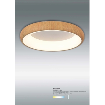Plafón de techo Moderno DHARMA MADERA - Imagen 1