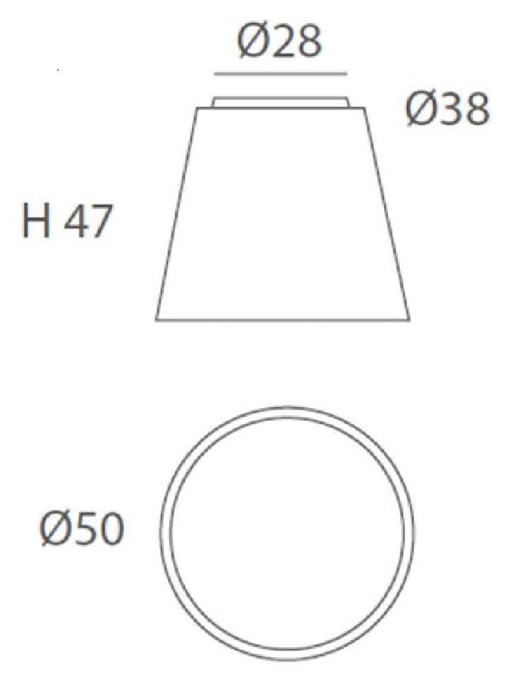 Plafón de techo moderno DRUM 50 - Imagen 4