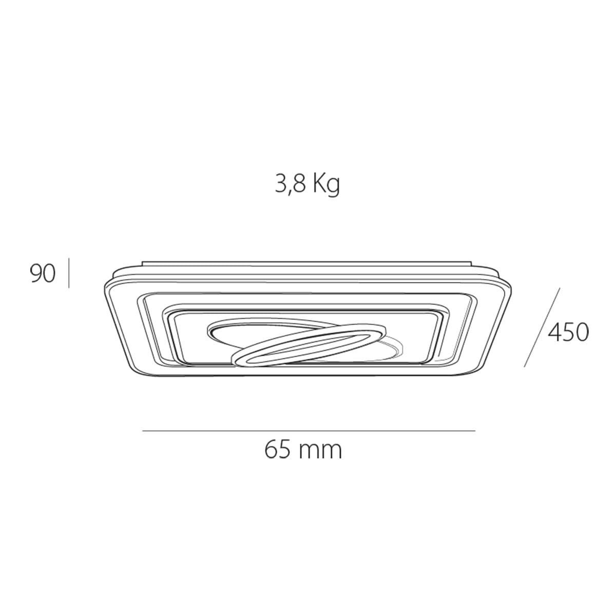 Plafón de techo moderno DUFLO ELLIPTICAL - Imagen 4