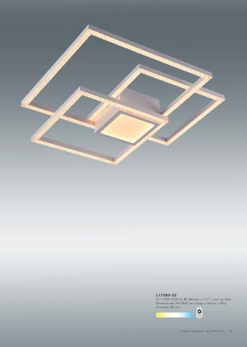 Plafón de techo moderno GLITTER 52 - Imagen 1