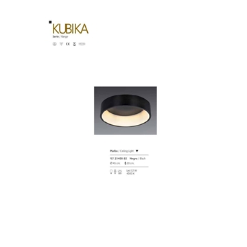 plafón de techo moderno KUBIKA - Imagen 2