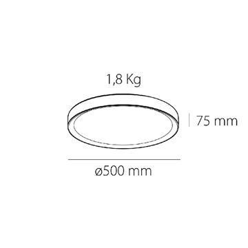 Plafón de techo moderno LOFOTEN - Imagen 2