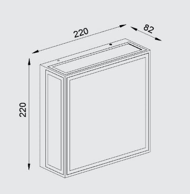 Plafón de techo moderno para exterior BACHELOR - Imagen 5