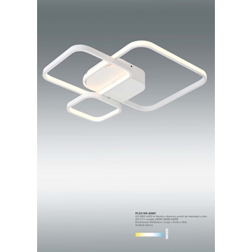 Plafón de techo moderno SATURN 80C - Imagen 1