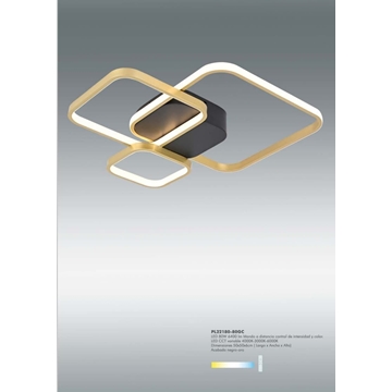 Plafón de techo moderno SATURN 80C - Imagen 2