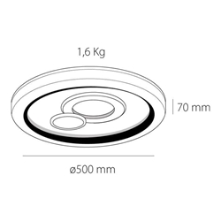 Plafón de techo moderno TUY - Imagen 2