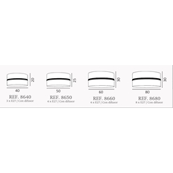 Plafón de techo moderno ZINC Personalizable - Imagen 2