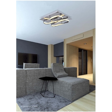 Plafón moderno WARP 40 - Imagen 1