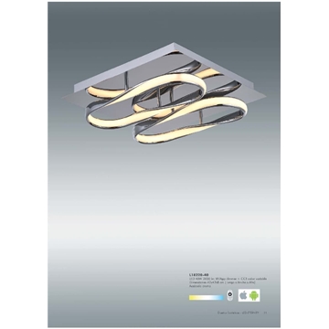 Plafón moderno WARP 40 - Imagen 2