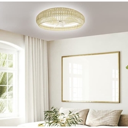 Plafón ventilador de techo moderno RAMSES c/ motor rotativo - Imagen 2