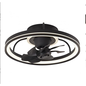 Plafón ventilador de techo moderno TOM c/ motor rotativo - Imagen 1
