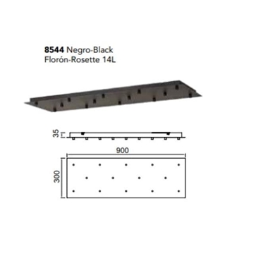 Regleta 14 luces TONIC - Imagen 1