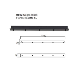 Regleta 5 luces TONIC - Imagen 1