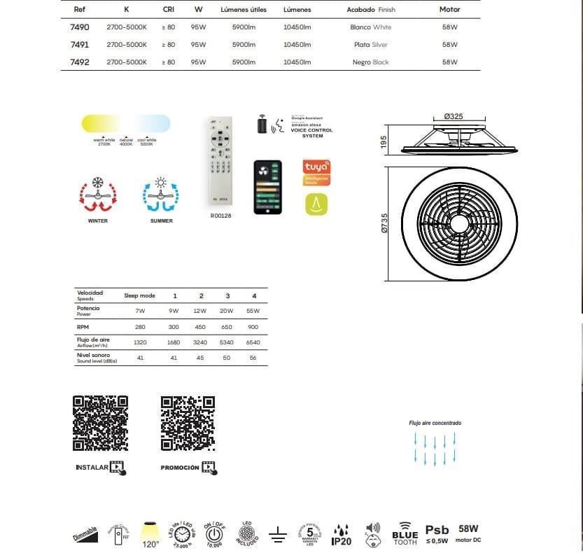 Ventilador de techo ALISIO XL - Imagen 5