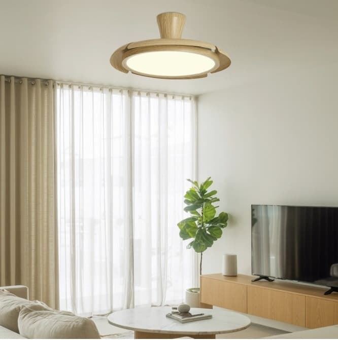 Ventilador de techo con 4 aspas retráctiles QATAR - Imagen 3