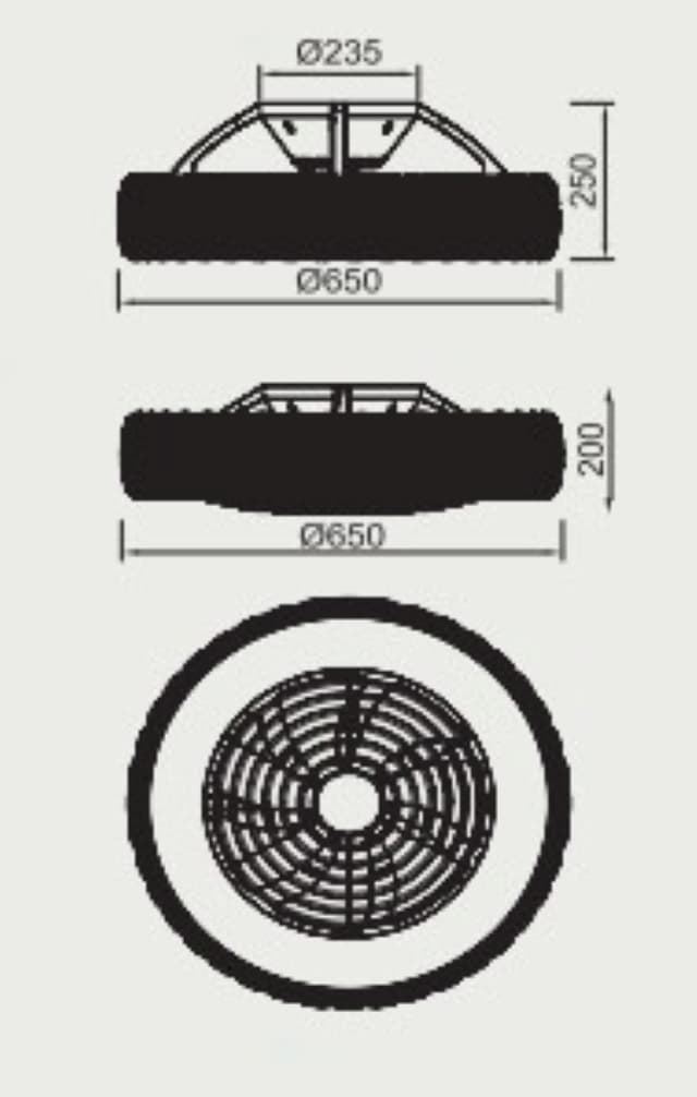 Ventilador de techo KILIMANJARO - Imagen 3