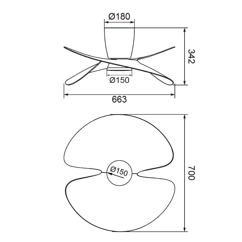 Ventilador de techo ONA - Imagen 3