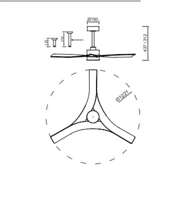 Ventilador de techo THAI - Imagen 4