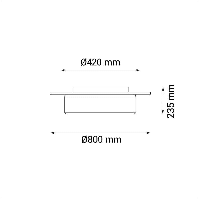 Ventilador Fonoabsorvente de techo moderno FONO - Imagen 6